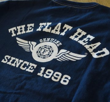 FN-THCL-202 NV フラットヘッドロングTシャツ202 FNTHCL202 FLATHEAD フラットヘッドロングスリーブTシャツ 長袖Tシャツ ロンTの画像