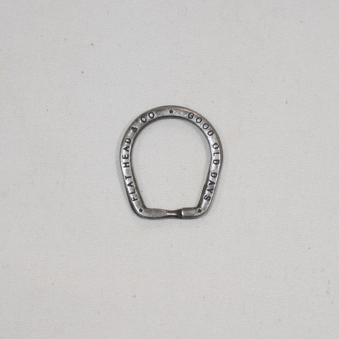FN-GA001 IRON KEY RING FNGA001 FLATHEAD アイアンキーリング フラットヘッド キーホルダー フックホルダー の画像