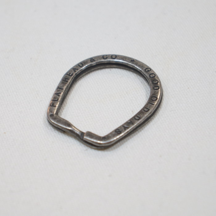FN-GA001 IRON KEY RING FNGA001 FLATHEAD アイアンキーリング フラットヘッド キーホルダー フックホルダー の画像