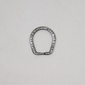 FN-GA001 IRON KEY RING FNGA001 FLATHEAD アイアンキーリング フラットヘッド キーホルダー フックホルダー の画像