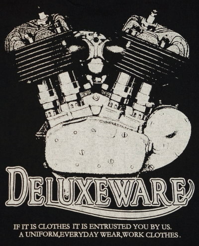 BRG-13B BK ブランドロゴTシャツ13B BRG13B DELUXEWARE デラックスウエアTシャツの画像