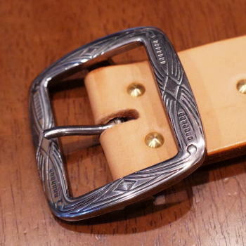 30BELT-ナチュラル-30sベルト-DELUXEWARE-デラックスウエアベルト-DALEE'S-ダリーズベルト-レザーベルト-LEATHERBELTの画像