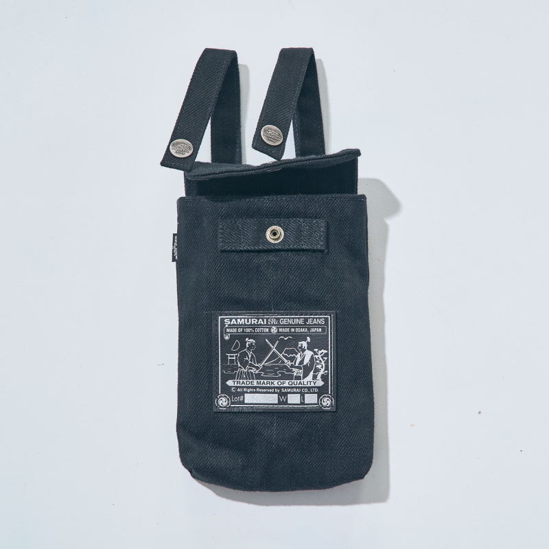 SJSPC24-NBK デニムスマホケースNBK SJSPC24NBK SAMURAIJEANS サムライジーンズスマートフォンケース サムライスマホケース ミニバッグ ミニポーチの画像