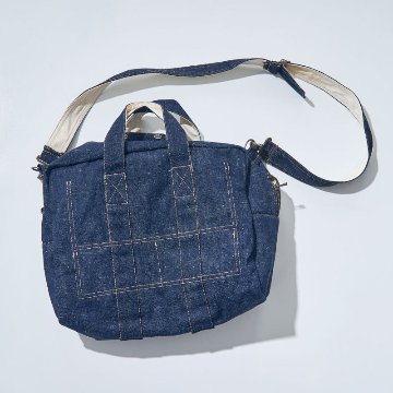 SJDBB24-AI ID デニムボストンバッグ SJDBB24AI SAMURAIJEANS サムライジーンズバッグ サムライジーンズバック 鞄の画像