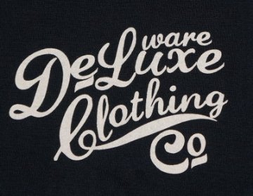 BRG-19A BK ブランドロゴTシャツ19A BRG19A DELUXEWARE デラックスウエアTシャツの画像