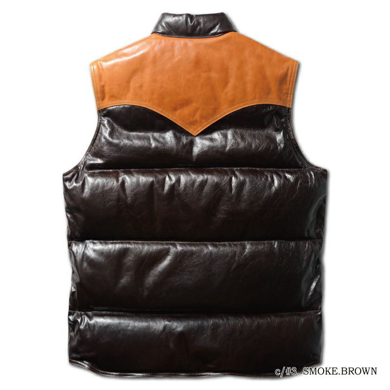 D-24 BR HORSE DOWN VEST D24 DELUXEWARE デラックスウエアベスト アウターの画像
