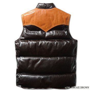 D-24 BR HORSE DOWN VEST D24 DELUXEWARE デラックスウエアベスト アウターの画像