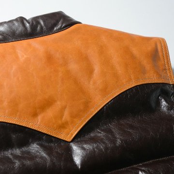 D-24 BR HORSE DOWN VEST D24 DELUXEWARE デラックスウエアベスト アウターの画像