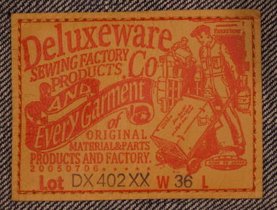DX402XX-2ndデニムジャケット-DELUXEWARE-デラックスウエアデニムジャケットの画像