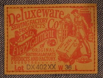 DX402XX-2ndデニムジャケット-DELUXEWARE-デラックスウエアデニムジャケットの画像