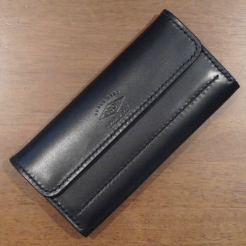 WAL-ADV-BK-WAL-ADVロングウォレット-黒羽ロングウォレット-WALADV-黒羽（CROW：クロウ)ロングウォレット(長財布)の画像