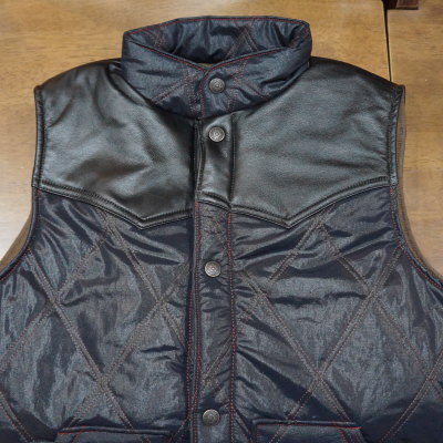 D-11-ブラック-MOTOR VEST-D11-DELUXEWARE-デラックスウエアベストの画像