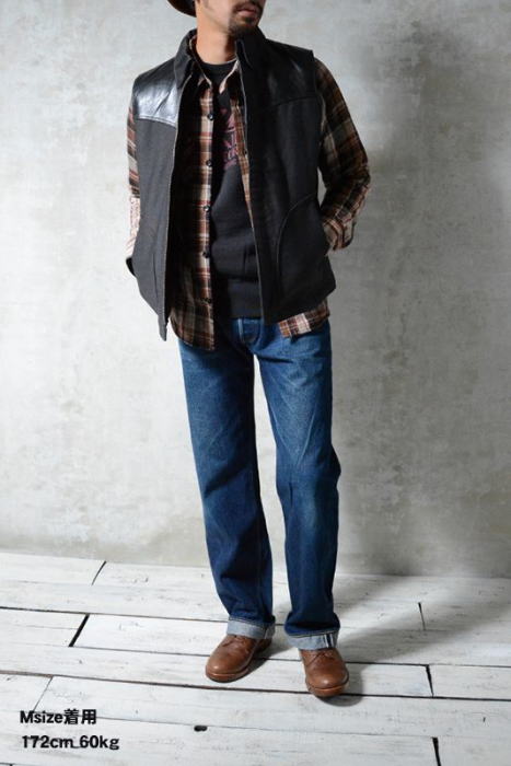 D-16-DUDO VEST No,02-D16-DELUXEWARE-デラックスウエア-デラックスウエアジャケット-アウターの画像