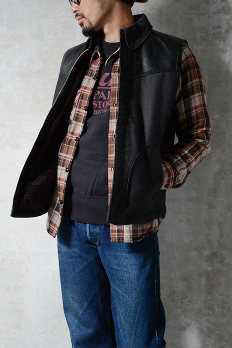 D-16-DUDO VEST No,02-D16-DELUXEWARE-デラックスウエア-デラックスウエアジャケット-アウターの画像