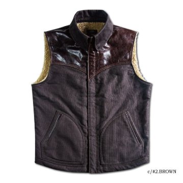 D-16-DUDO VEST No,02-D16-DELUXEWARE-デラックスウエア-デラックスウエアジャケット-アウターの画像