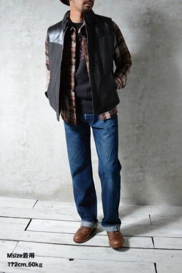 D-16-DUDO VEST No,02-D16-DELUXEWARE-デラックスウエア-デラックスウエアジャケット-アウターの画像