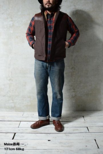 D-16-DUDO VEST No,02-D16-DELUXEWARE-デラックスウエア-デラックスウエアジャケット-アウターの画像