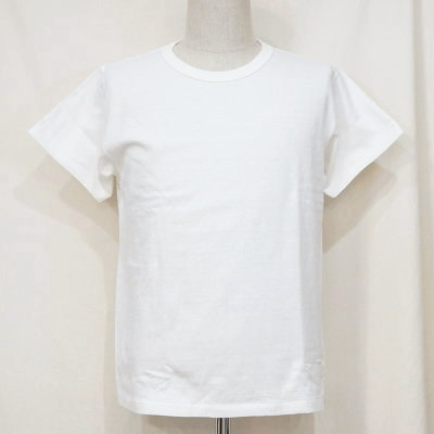 SJ2PST-CREW-WH-無地クルーネック2パックTシャツ-SJ2PSTCREW-SAMURAIJEANS-サムライジーンズTシャツ-無地Tシャツの画像