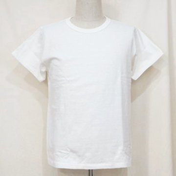 SJ2PST-CREW-WH-無地クルーネック2パックTシャツ-SJ2PSTCREW-SAMURAIJEANS-サムライジーンズTシャツ-無地Tシャツの画像
