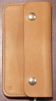 CB3-185-R-NT-財布大3-185ロープ付き-CB3185R-黒羽（CROW：クロウロングウォレット(長財布)の画像
