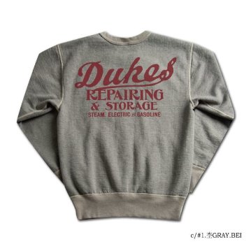 S101-37-DUKES-S10137-DELUXEWARE-デラックスウエアスウェット・デラックスウエアスエットの画像