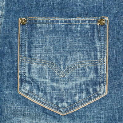 S7640-02E-インディゴ-バナーデニムシャツ刺繍入りモデル02E-S764002E-DELUXEWARE-デラックスウエアデニムシャツ-BANNERDENIMSHIRT-シャツ長袖の画像