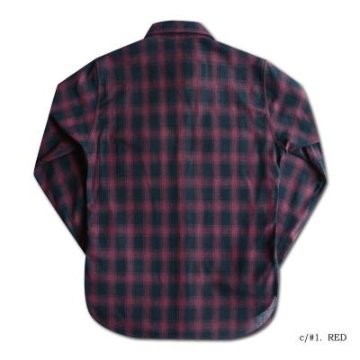 MVS-05-OVERLAP B.F CHECK-MVS05-DELUXEWARE-デラックスウエアシャツ-チェックシャツ-シャツ長袖の画像