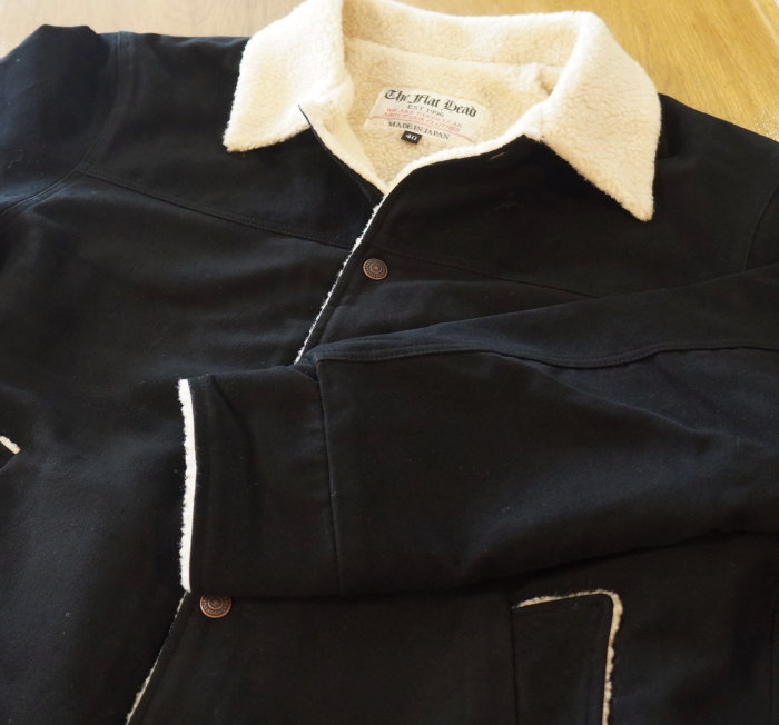 FN-OJ-B001 BK RANCH COAT FNOJB001 FLATHEAD フラットヘッド ハーフコート アウターの画像