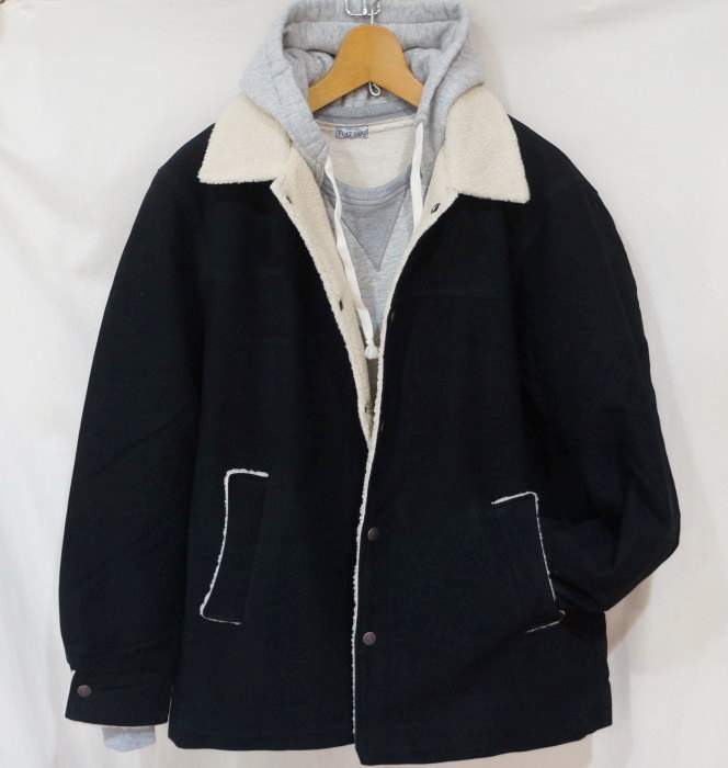 FN-OJ-B001 BK RANCH COAT FNOJB001 FLATHEAD フラットヘッド ハーフコート アウターの画像