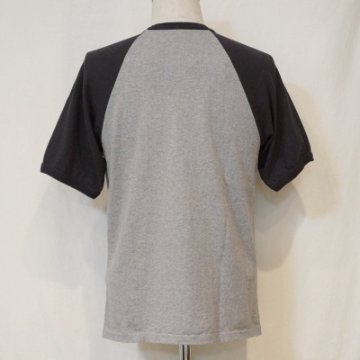UST-04-ミックスグレーブラック-BENNINGTON-UST04-DELUXEWARE-デラックスウエアTシャツの画像