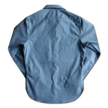 BLDX-02S-W CHAMBRAY-BLDX02S-DELUXEWARE-デラックスウエアシャツ-シャツ長袖の画像