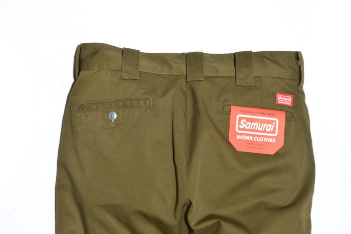 SWC500WP-CE-OLV-TCワークパンツ-CE-SWC500WPCE-SAMURAIJEANS-サムライジーンズデニムジーンズ-SAMURAIWORKCLOTHESの画像