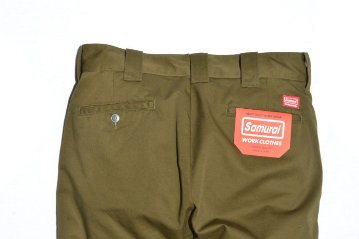 SWC500WP-CE-OLV-TCワークパンツ-CE-SWC500WPCE-SAMURAIJEANS-サムライジーンズデニムジーンズ-SAMURAIWORKCLOTHESの画像