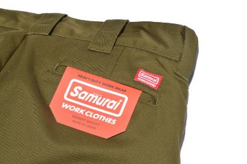 SWC500WP-CE-OLV-TCワークパンツ-CE-SWC500WPCE-SAMURAIJEANS-サムライジーンズデニムジーンズ-SAMURAIWORKCLOTHESの画像