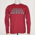 6102-ダークレッド-MICHIGAN-DELUXEWARE-デラックスウエア長袖Tシャツ-ロンTの画像