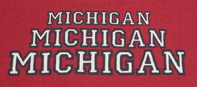 6102-ダークレッド-MICHIGAN-DELUXEWARE-デラックスウエア長袖Tシャツ-ロンTの画像