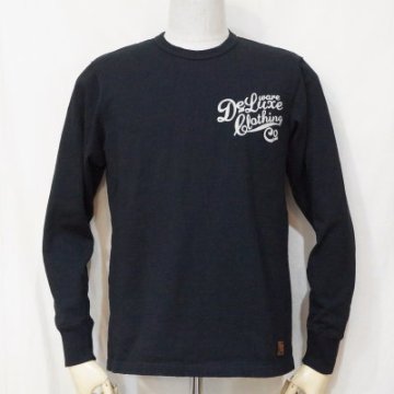 BRG-00L-BK-ブランドロゴ長袖Tシャツ00L-BRG00L-DELUXEWARE-デラックスウエア長袖Tシャツ-ロンTの画像