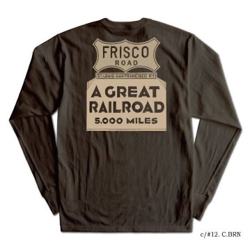 DLL-06-FRISCO-DLL06-DELUXEWARE-デラックスウエア長袖Tシャツ-ロンTの画像