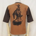 URES-03-イエロー-GOLD RUSH-URES03-DELUXEWARE-デラックスウエア五分袖Tシャツ-GOLDRUSHの画像