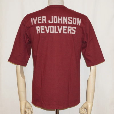 URES-04-ダークレッド-REVOLVER-URES04-DELUXEWARE-デラックスウエア五分袖Tシャツの画像