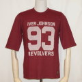 URES-04-ダークレッド-REVOLVER-URES04-DELUXEWARE-デラックスウエア五分袖Tシャツの画像
