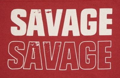 URES-05-RD-SAVAGE99-URES05-DELUXEWARE-デラックスウエア五分袖Tシャツの画像