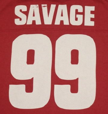 URES-05-RD-SAVAGE99-URES05-DELUXEWARE-デラックスウエア五分袖Tシャツの画像