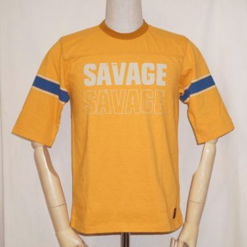 URES-05-YE-SAVAGE99-URES05-DELUXEWARE-デラックスウエア五分袖Tシャツの画像