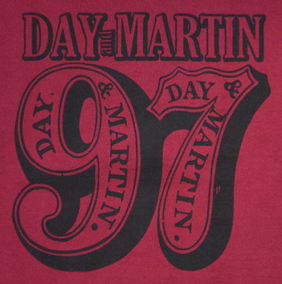 URES-06-M.RD-DAY＆MARTIN97-URES06-DELUXEWARE-デラックスウエア五分袖Tシャツの画像