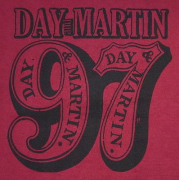 URES-06-M.RD-DAY＆MARTIN97-URES06-DELUXEWARE-デラックスウエア五分袖Tシャツの画像