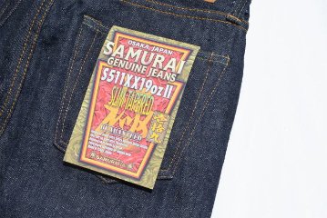 S511XX19OZ2-19OZテーパードモデル2-SAMURAIJEANS-サムライジーンズデニムジーンズの画像