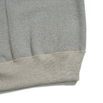 S105-00-MGRYBE-7inch HALF-ZIP PLAIN-S10500-DELUXEWARE-デラックスウエアスウェット・スエット-HALF ZIP SWEATER-ハーフジップの画像