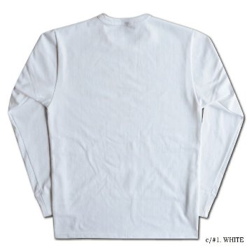 SLL-00 WH 無地長袖Tシャツ SLL00 DELUXEWARE デラックスウエア長袖Tシャツ ロンT 無地ロンTの画像