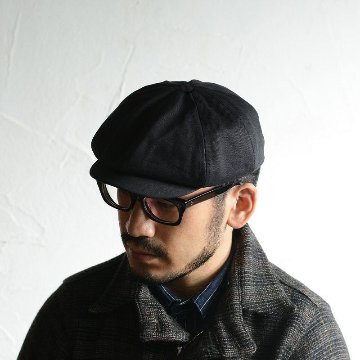 DH001 BK HUNTING＆CASQUETTE DELUXEWARE デラックスウエア キャスケット ハンチング 帽子の画像